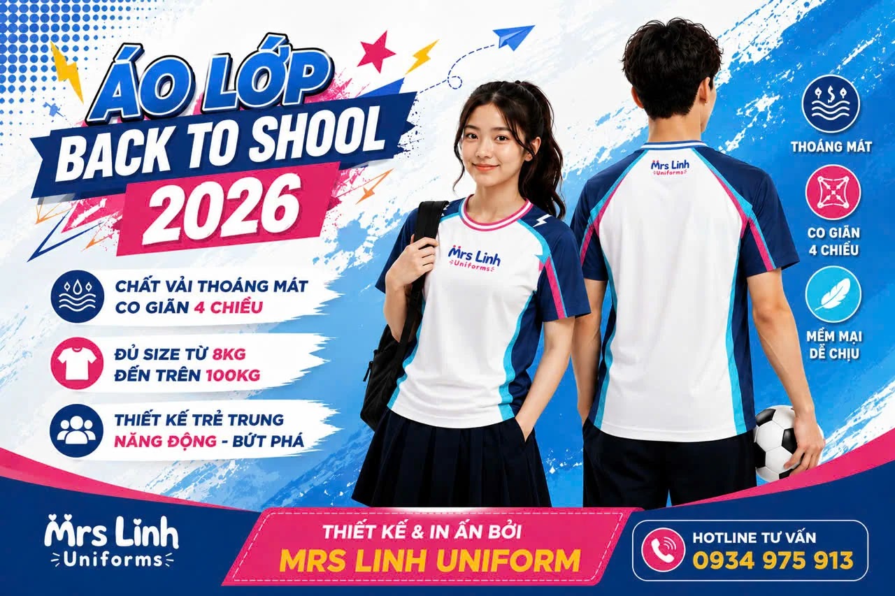 Mẫu áo lớp 2026 - Back to school