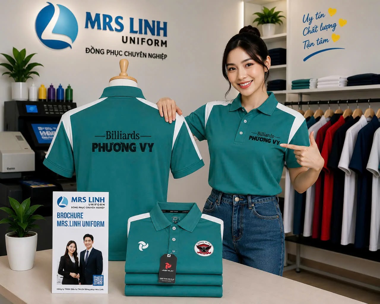 Feedback Đồng Phục Áo Thun Polo Mẫu 2026-20 khách tiêu biểu trong tháng của Mrs LInh Uniform