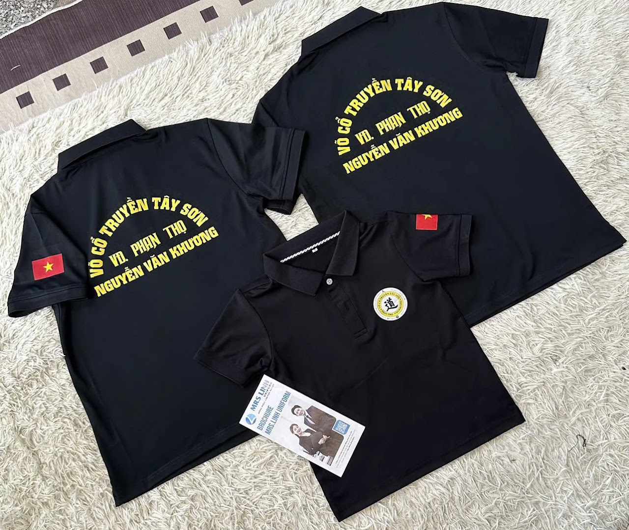 Feedback Áo Thun Polo 2026 | Đồng Phục Võ Cổ Truyền Tây Sơn Phan Thọ Sơn | Mrs Linh Uniform