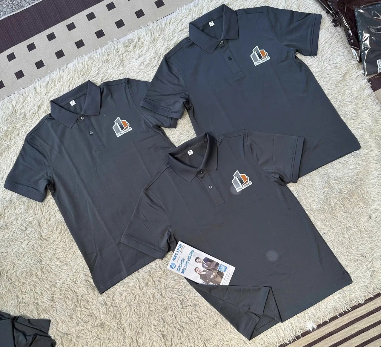 Áo Thun Polo 2026| Đồng Phục Công Ty Xây Dựng Hưng Thuận – Chuyên Nghiệp, Sang Trọng Và Bền Đẹp