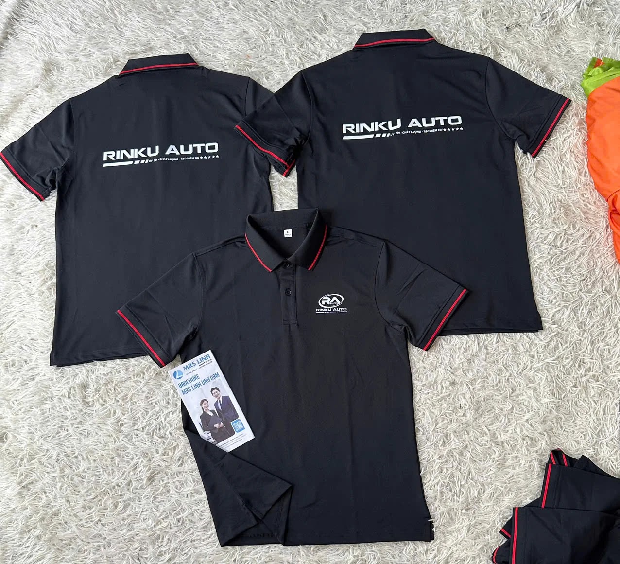 Áoo thun polo đồng phục khách hàng đã triển khai trong tháng 8