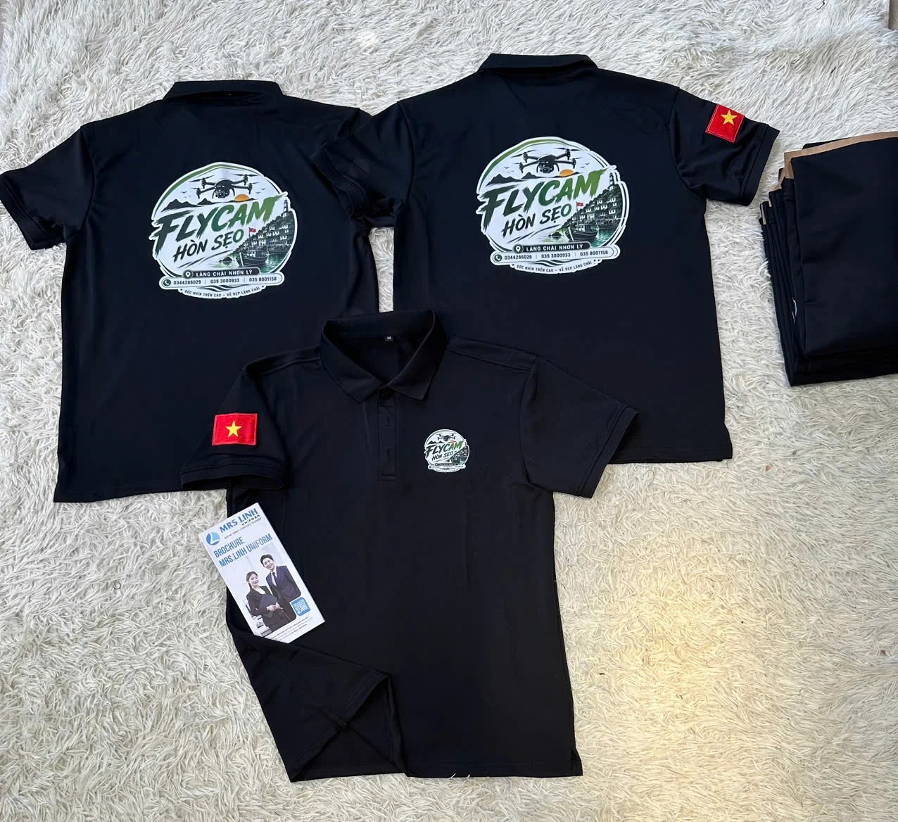 Áoo thun polo đồng phục khách hàng đã triển khai trong tháng 8