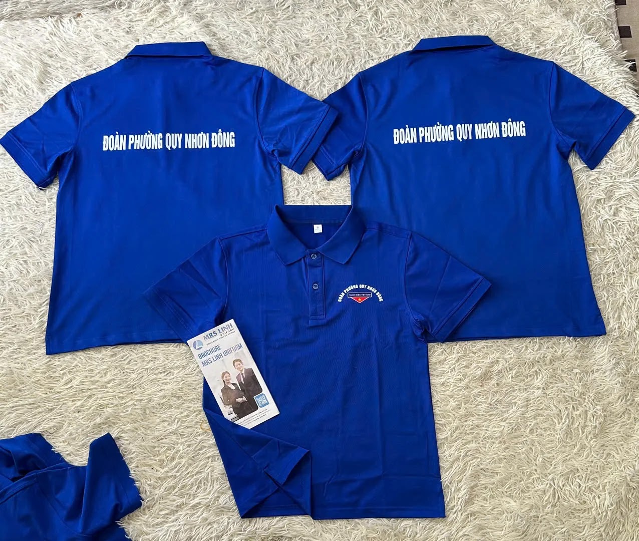 Áoo thun polo đồng phục khách hàng đã triển khai trong tháng 8
