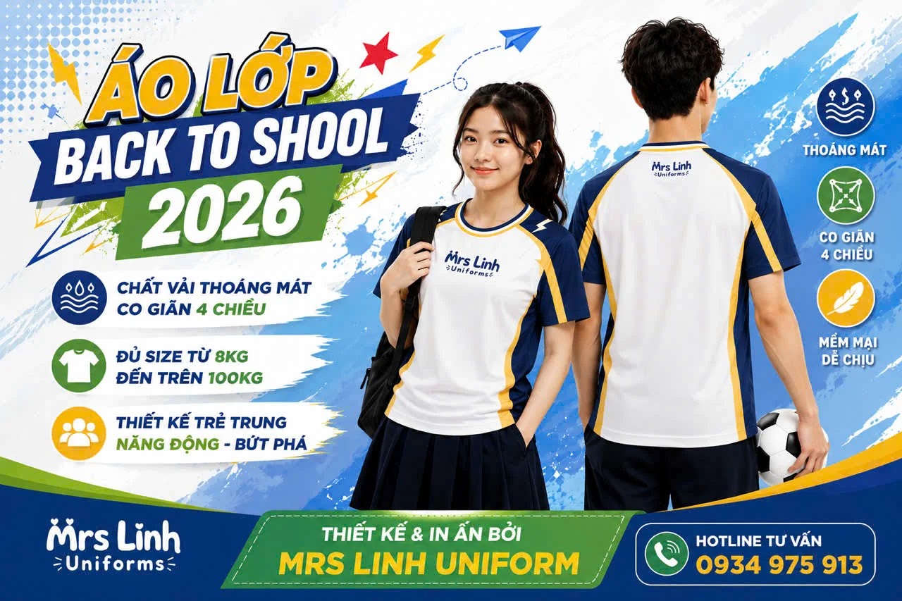 Mẫu áo lớp 2026 - Back to school