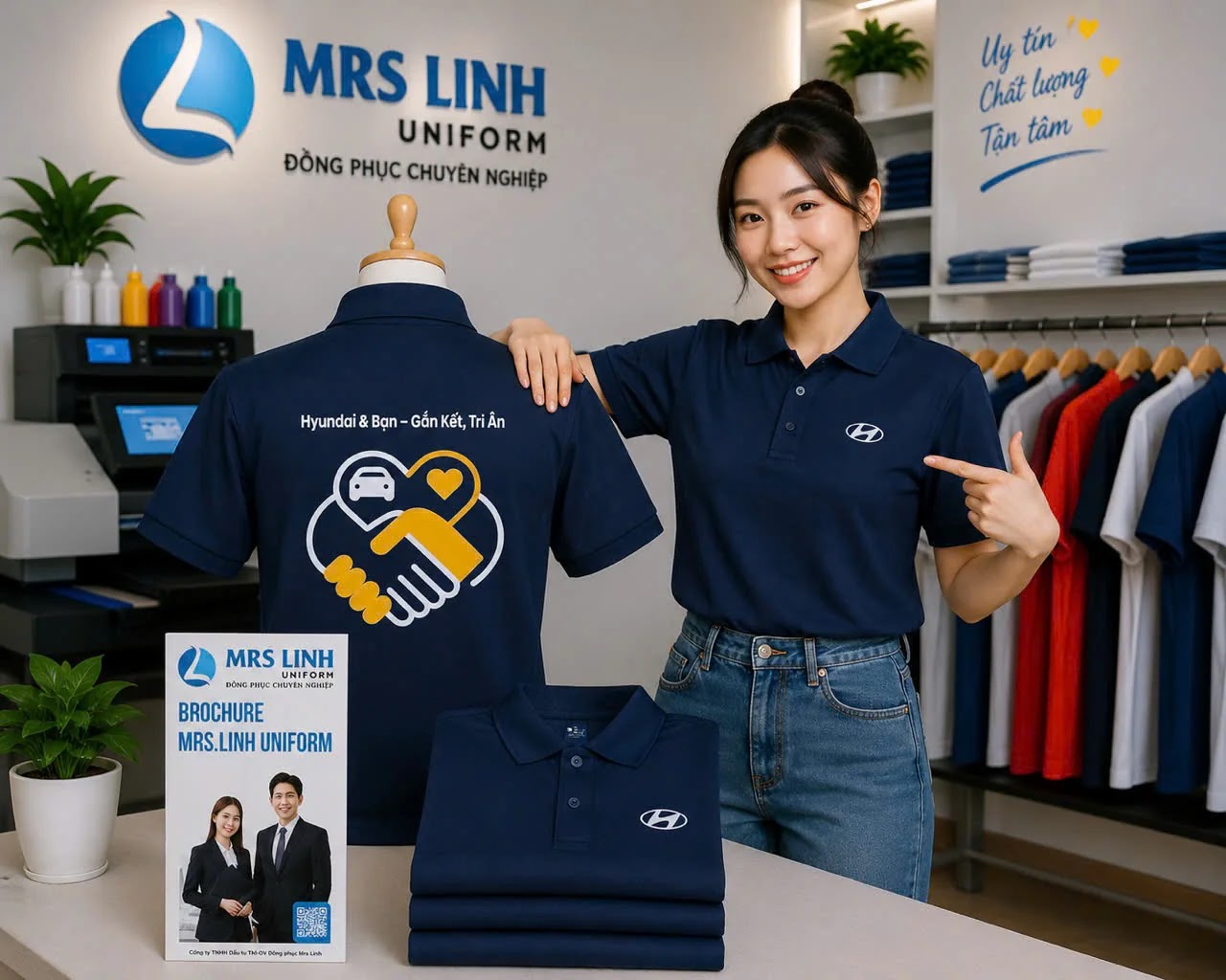 Feedback Đồng Phục Áo Thun Polo Mẫu 2026-20 khách tiêu biểu trong tháng của Mrs LInh Uniform