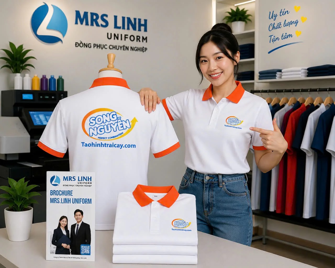 Feedback Đồng Phục Áo Thun Polo Mẫu 2026-20 khách tiêu biểu trong tháng của Mrs LInh Uniform