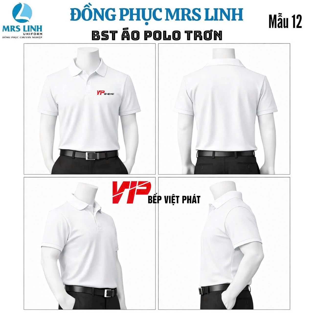 Áo Thun Polo 2026- Đồng Phục Công Ty TNHH Thương Mại Việt Phát CNV – BẾP VIỆT PHÁT
