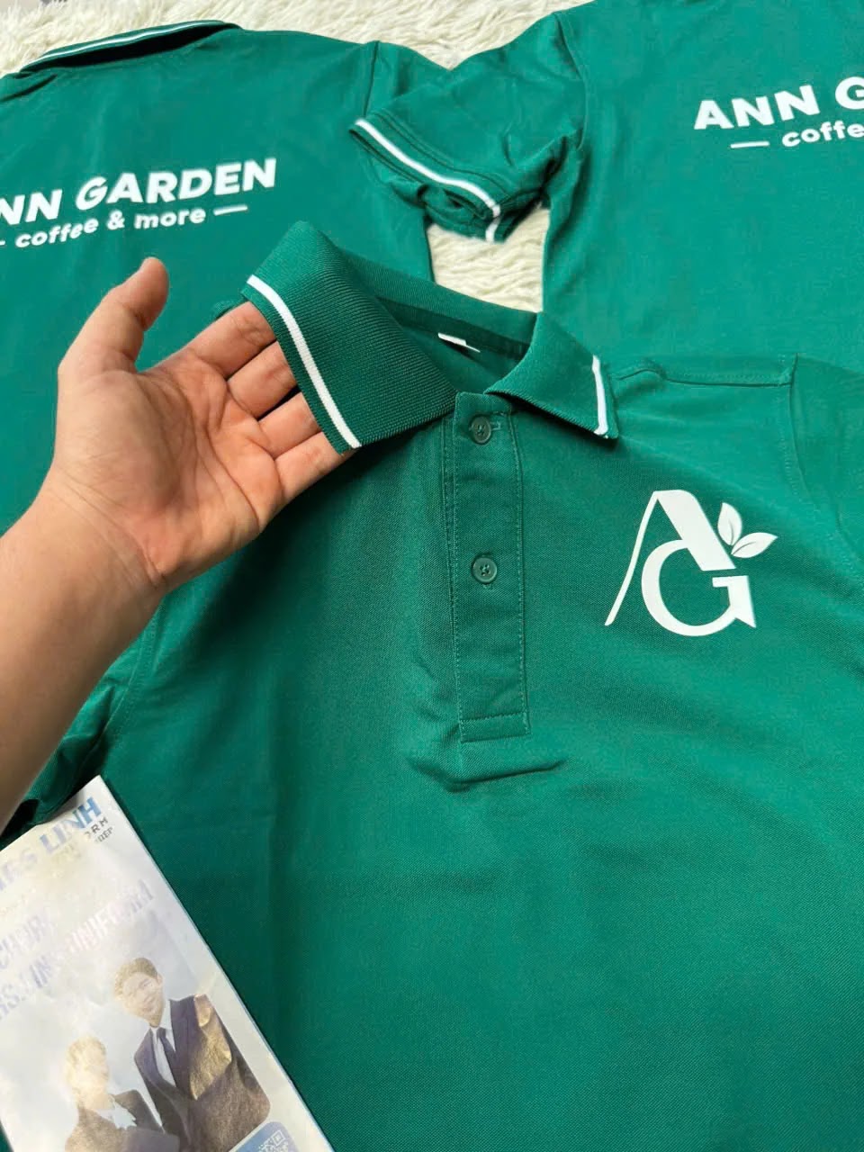 Feedback Áo Thun Polo 2026 | Đồng Phục Ann Garden Coffee & More | Mrs Linh Uniform
