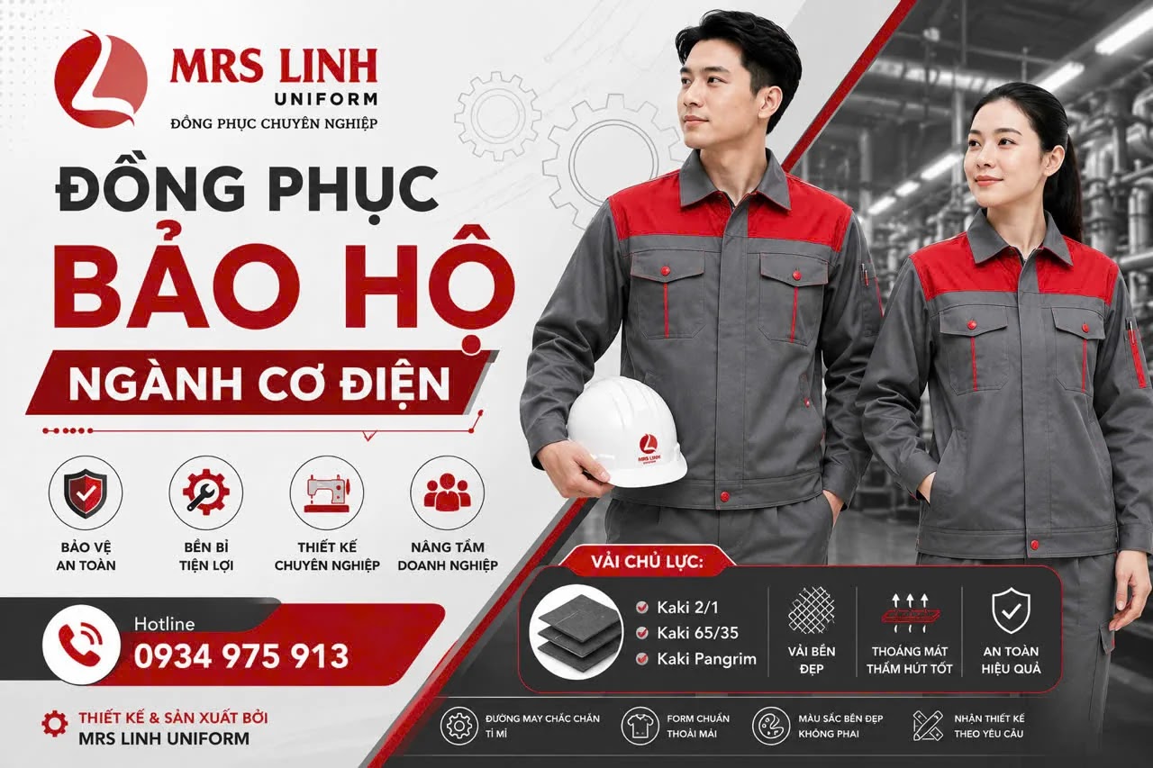 Áo Bảo Hộ Lao Động Cao Cấp 2026 | Thiết Kế Theo Yêu Cầu