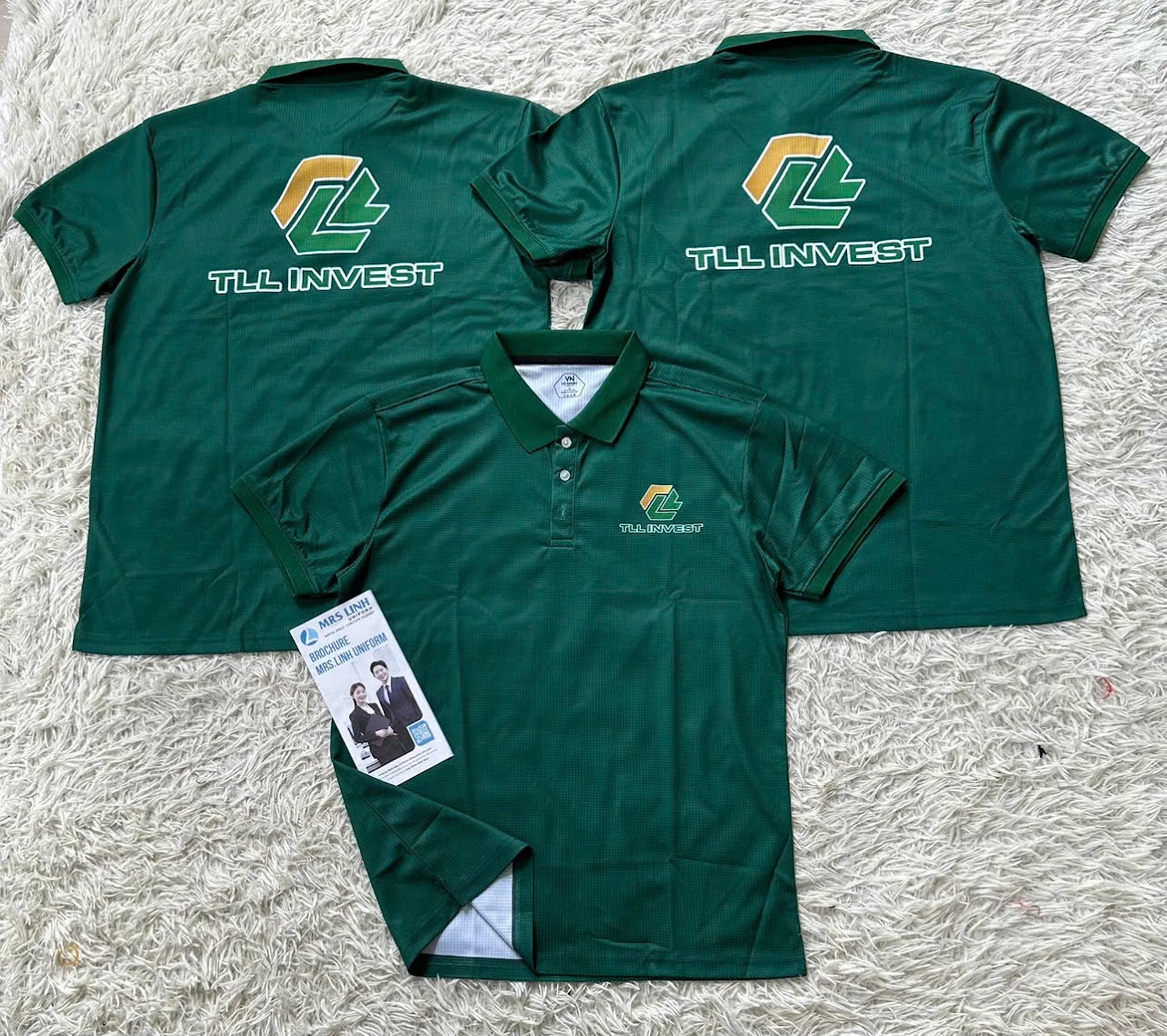 Áoo thun polo đồng phục khách hàng đã triển khai trong tháng 8