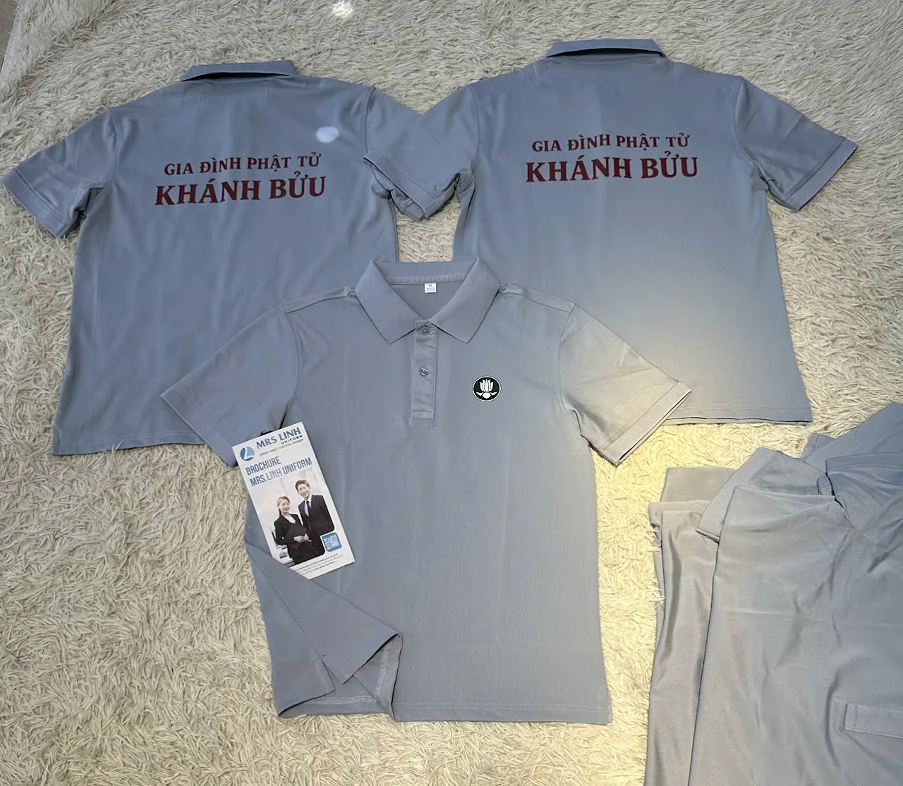 Áoo thun polo đồng phục khách hàng đã triển khai trong tháng 8