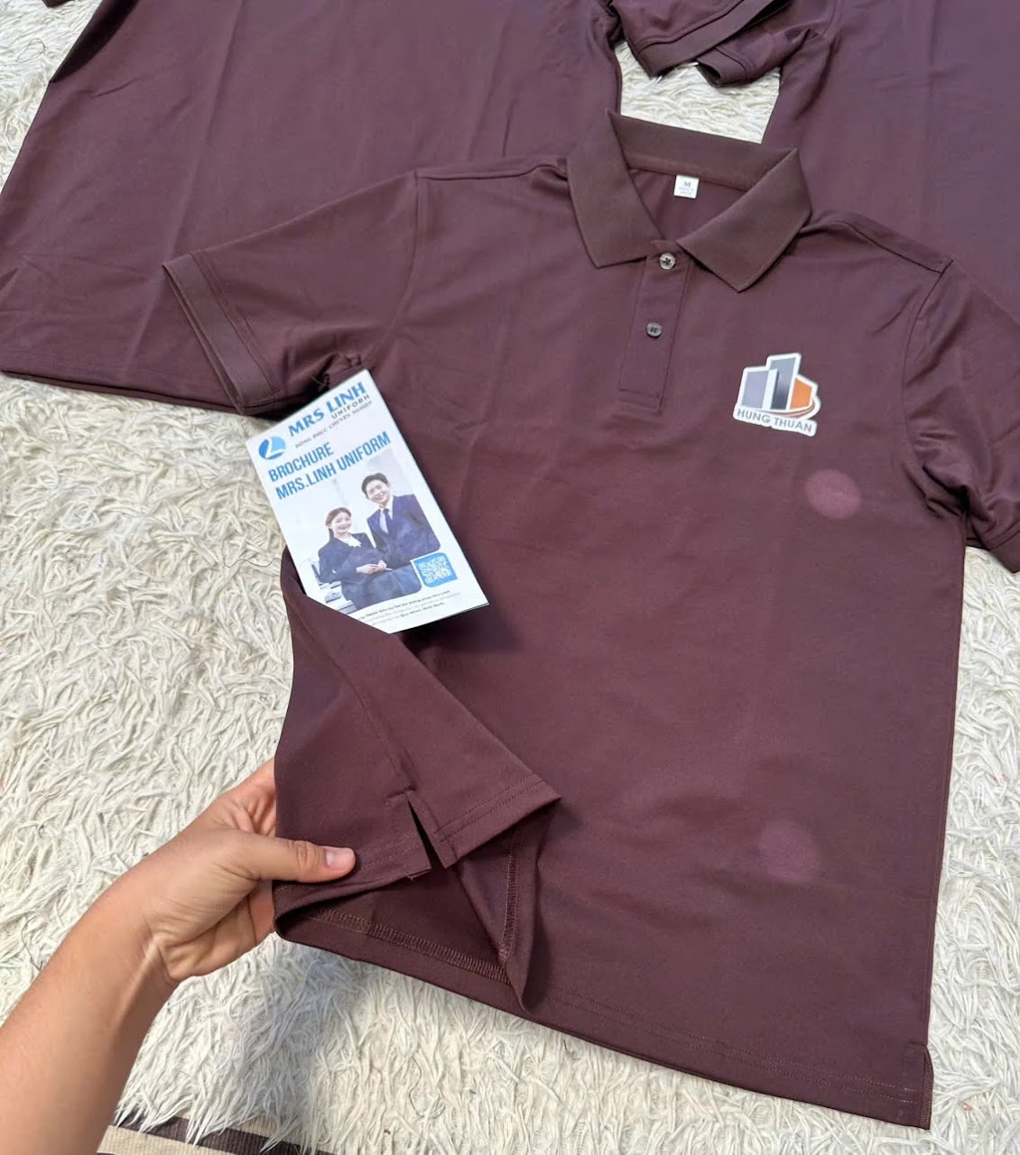 Áo Thun Polo 2026| Đồng Phục Công Ty Xây Dựng Hưng Thuận – Chuyên Nghiệp, Sang Trọng Và Bền Đẹp