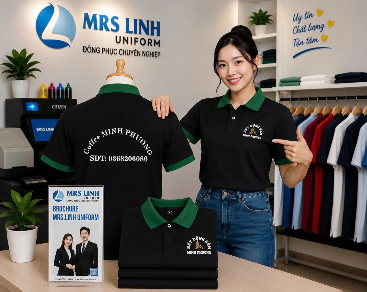 Feedback Đồng Phục Áo Thun Polo Mẫu 2026-20 khách tiêu biểu trong tháng của Mrs LInh Uniform