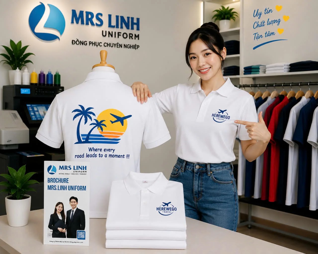Feedback Đồng Phục Áo Thun Polo Mẫu 2026-20 khách tiêu biểu trong tháng của Mrs LInh Uniform