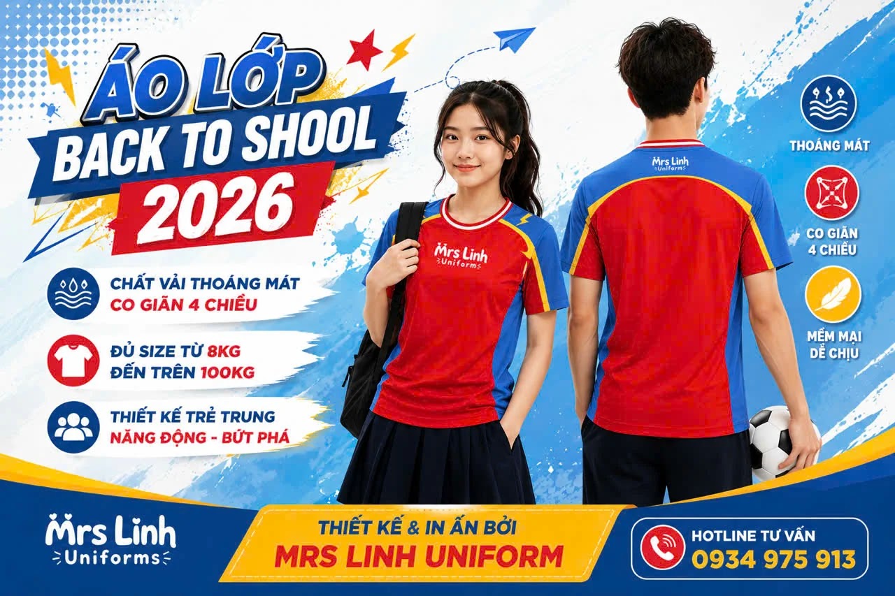 Mẫu áo lớp 2026 - Back to school