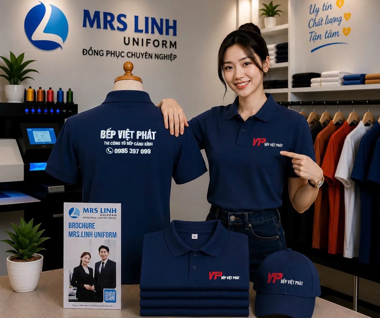 Feedback Đồng Phục Áo Thun Polo Mẫu 2026-20 khách tiêu biểu trong tháng của Mrs LInh Uniform