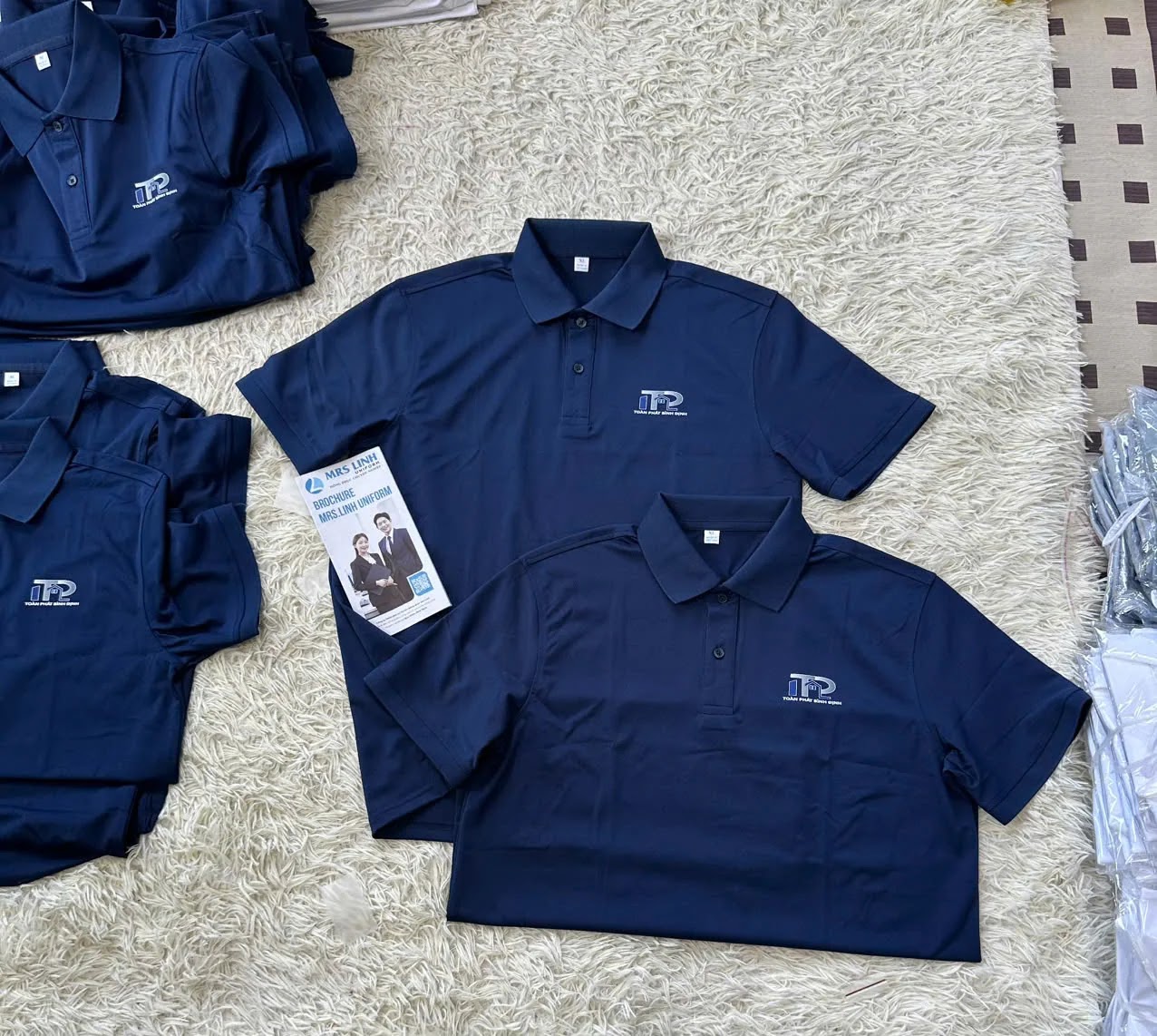 Áoo thun polo đồng phục khách hàng đã triển khai trong tháng 8