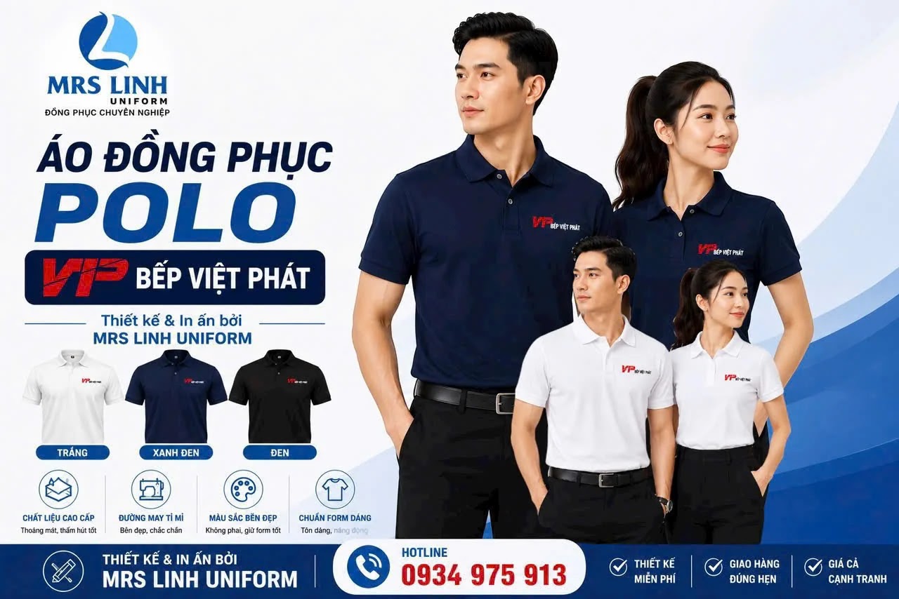 Áo Thun Polo 2026| Đồng Phục Công Ty Xây Dựng Hưng Thuận – Chuyên Nghiệp, Sang Trọng Và Bền Đẹp