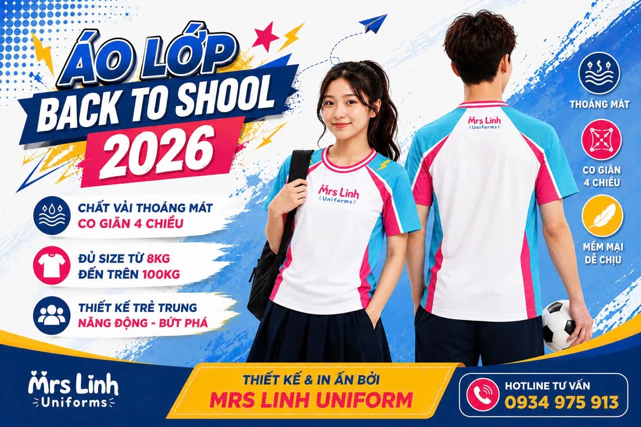 Mẫu áo lớp 2026 - Back to school