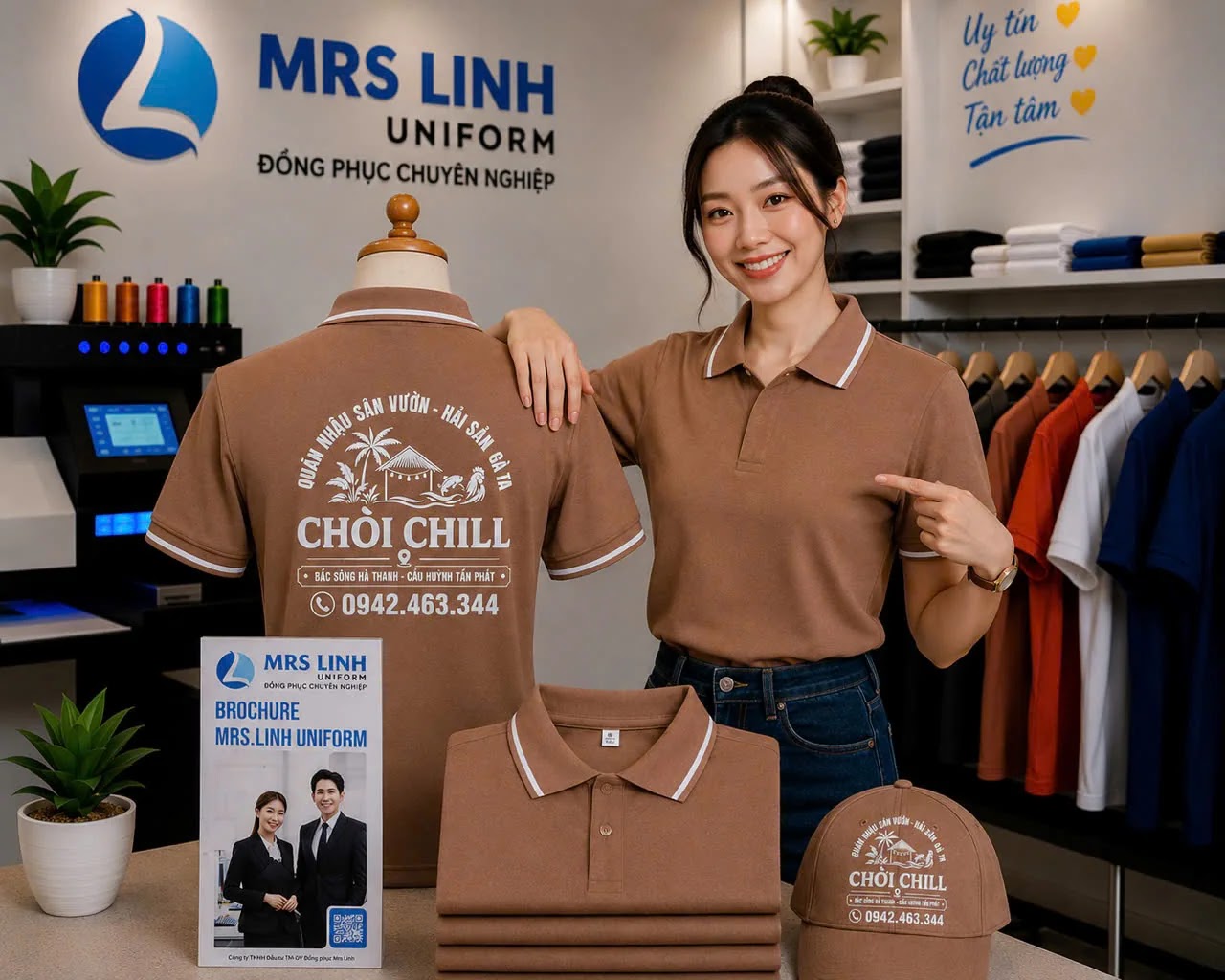Feedback Đồng Phục Áo Thun Polo Mẫu 2026-20 khách tiêu biểu trong tháng của Mrs LInh Uniform