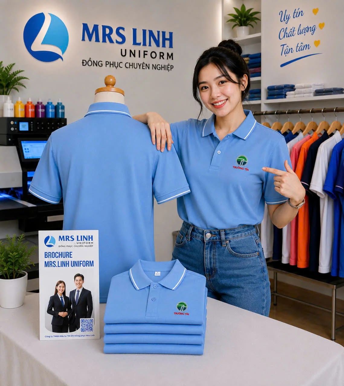 Feedback Đồng Phục Áo Thun Polo Mẫu 2026-20 khách tiêu biểu trong tháng của Mrs LInh Uniform