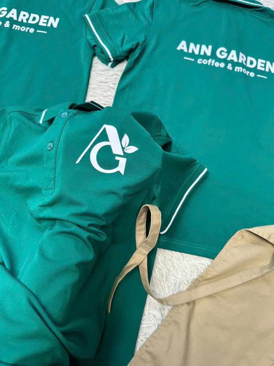 Feedback Áo Thun Polo 2026 | Đồng Phục Ann Garden Coffee & More | Mrs Linh Uniform