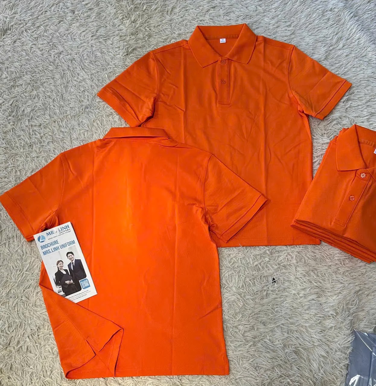 Áoo thun polo đồng phục khách hàng đã triển khai trong tháng 8