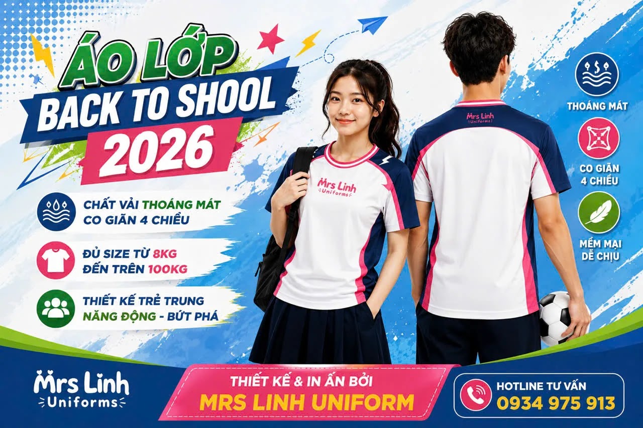 Mẫu áo lớp 2026 - Back to school
